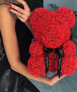 Αρκουδάκι από τεχνητά τριαντάφυλλα - Teddy Bear Roses
